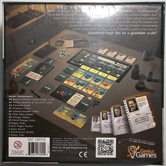 Genius Games SUBATOMIC An Atom Building Game Collector's Edition - Picture 10 of 15